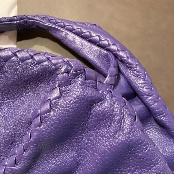 Bottega Veneta Purple Leather Bag - Picture 6 of 11